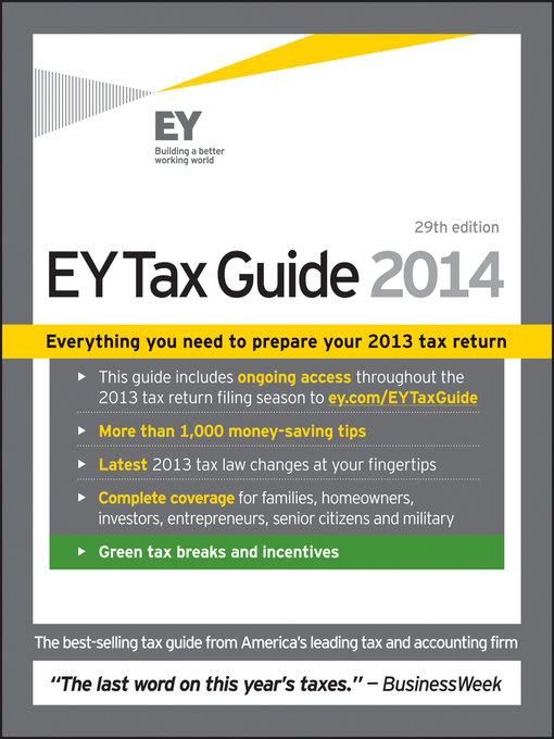 Title details for Ernst & Young Tax Guide 2014 by Ernst & Young - Available